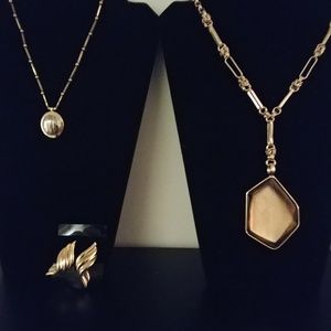 3 Piece Gold Variety Fashion Jewelry Set
